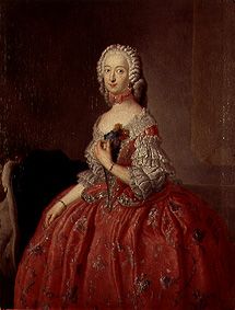 Duchesse Philippeine Charlotte von Braunschweig-Wolfenbuettel à Antoine Pesne