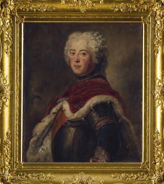 Portrait of Frederick II of Prussia (1712–1786) à Antoine Pesne