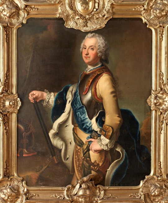 Portrait of Adolph Frederick (1710-1771), Crown Prince of Sweden à Antoine Pesne