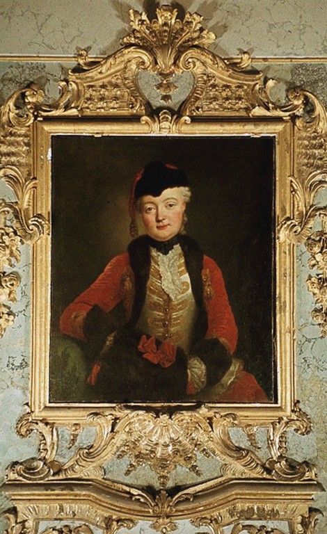 Portrait of Wilhelmine Dorothee von der Marwitz (1718-1787) à Antoine Pesne