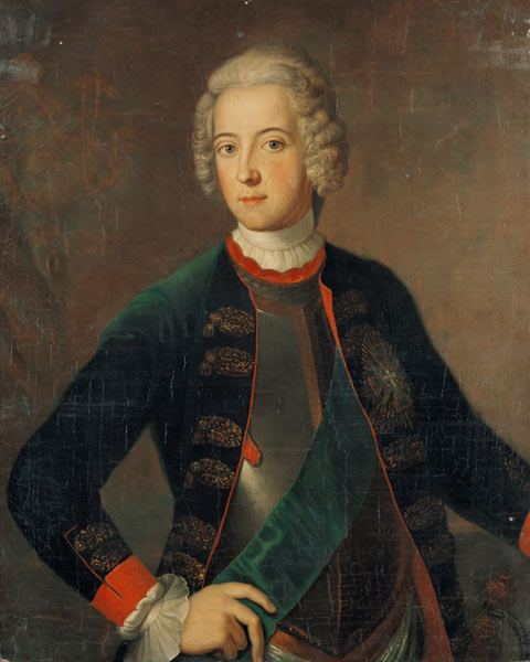 Crown Prince Frederick II à Antoine Pesne