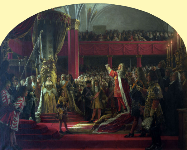 Coronation of Frederick the Great à Anton Alexander von Werner