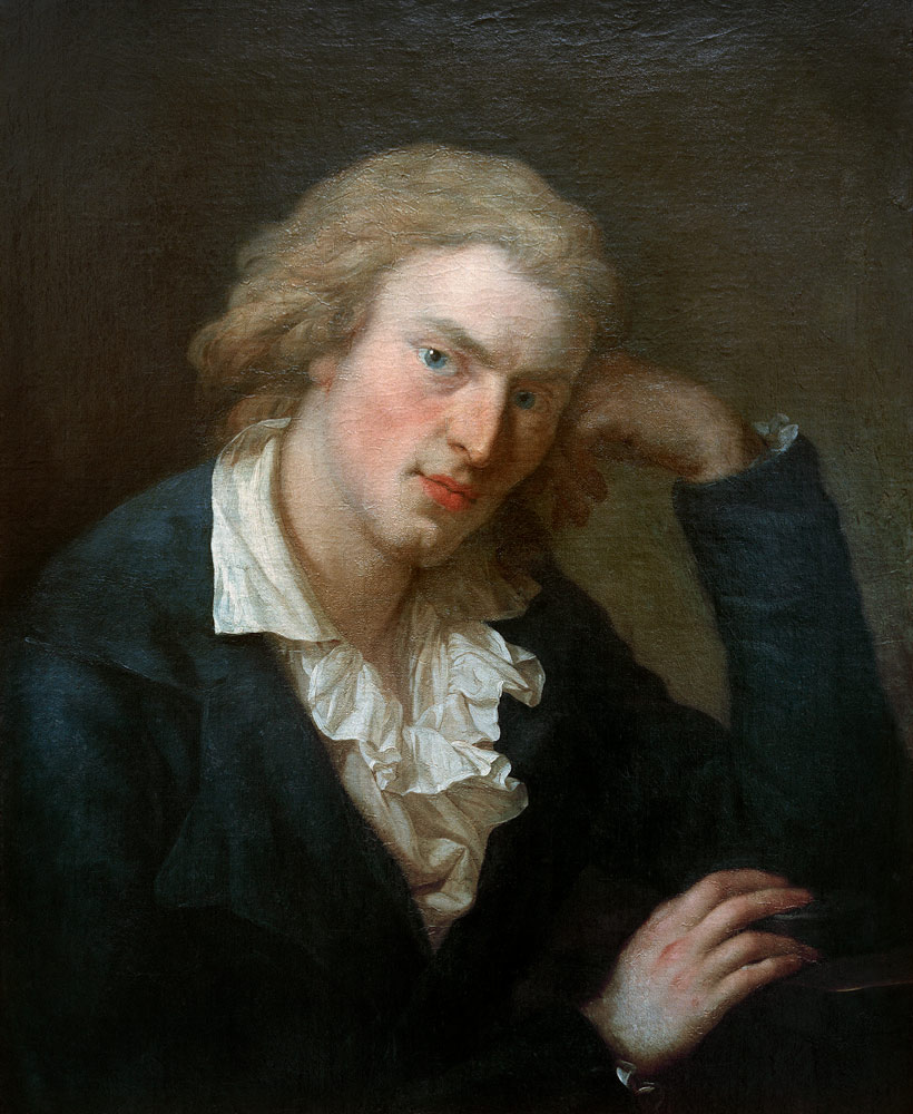 Portrait of Friedrich von Schiller (1759-1805) à Anton Graff