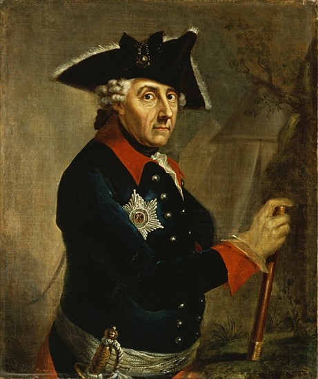 Frederick II the Great of Prussia à Anton Graff