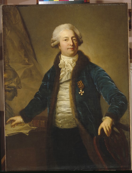 Portrait of Adrian Ivanovich Divov (1749-1814) à Anton Graff