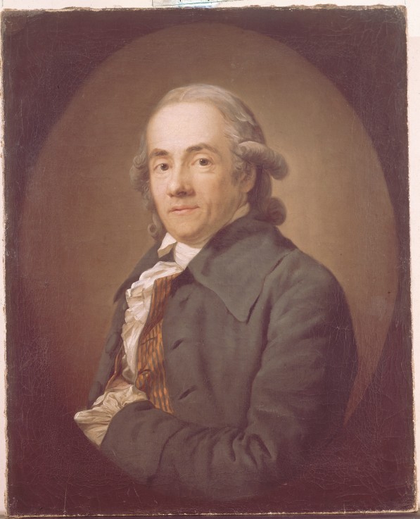 Portrait of Christian Friedrich Voss (1724-1795) à Anton Graff