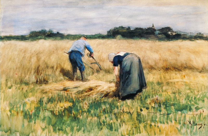 The Harvest à Anton Mauve
