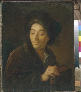 Portrait of the actor Yakov Danilovich Shumsky (1732-1812)