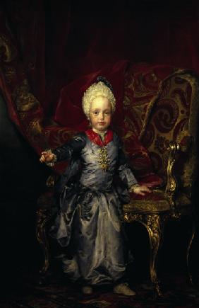 Emperor Franz II as a child