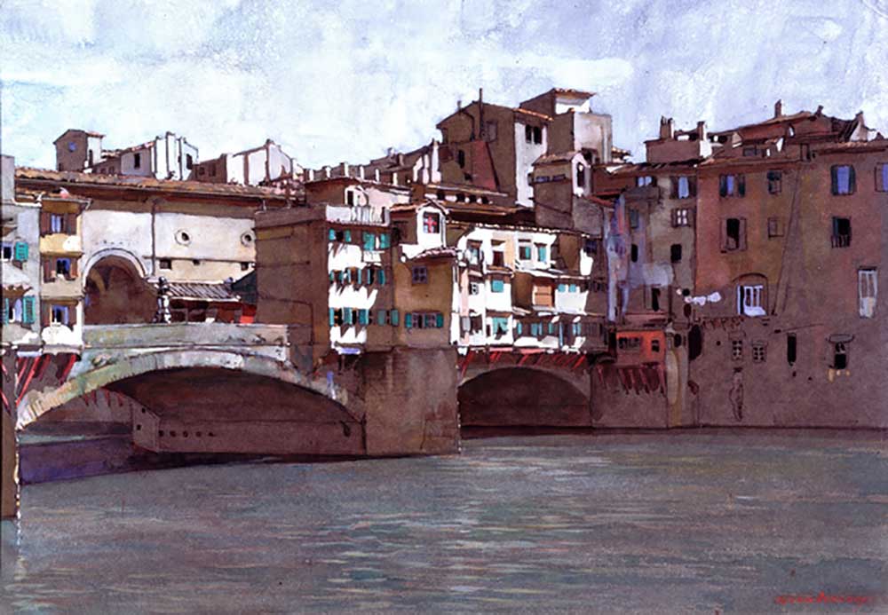 Ponte Vecchio, Florence à Anton van Anrooy