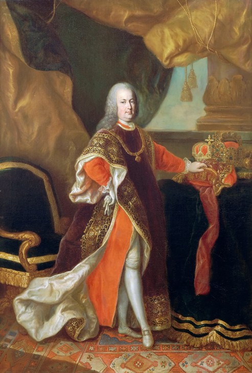 Portrait of Emperor Francis I of Austria (1708-1765) à Anton von Maron