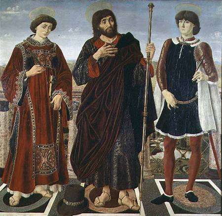 SS. Vincent of Saragossa, James and Eustace à Antonio & Piero Pollaiolo