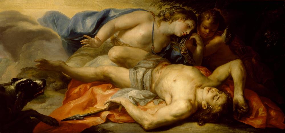 Venus und Adonis, undatiert. à Antonio Balestra