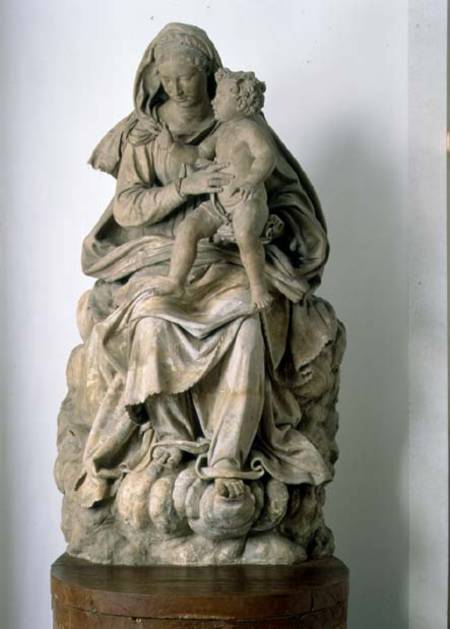 Madonna and Child, sculpture à Antonio  Begarelli