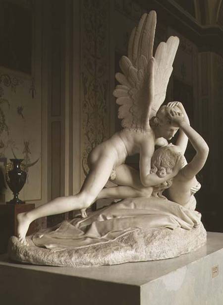 Cupid and Psyche, sculpture à Antonio  Canova