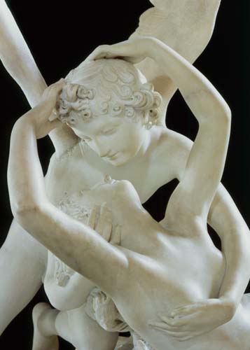 Psyche Revived by the Kiss of Love  (detail of 123192) à Antonio Canova