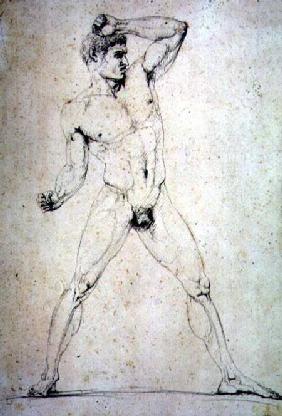Male Nude, Creugas of Durazzo, from Pausanias's description of the Nemean Games in his "Itinary" of