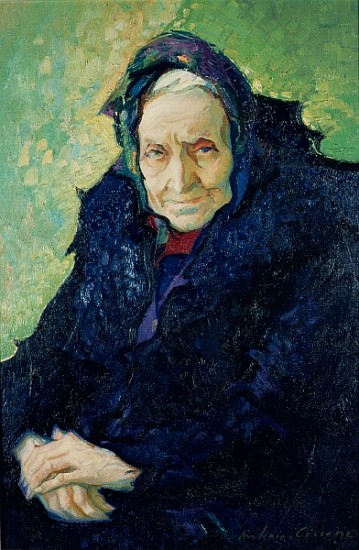 Elettra in Violet Blue, 1966-67 (oil on canvas)  à Antonio  Ciccone