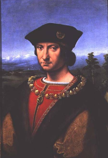 Portrait of Charles d'Amboise (1471-1511) Marshal of France à Antonio da Solario