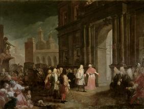 James Edward Stuart in Imola / Painting