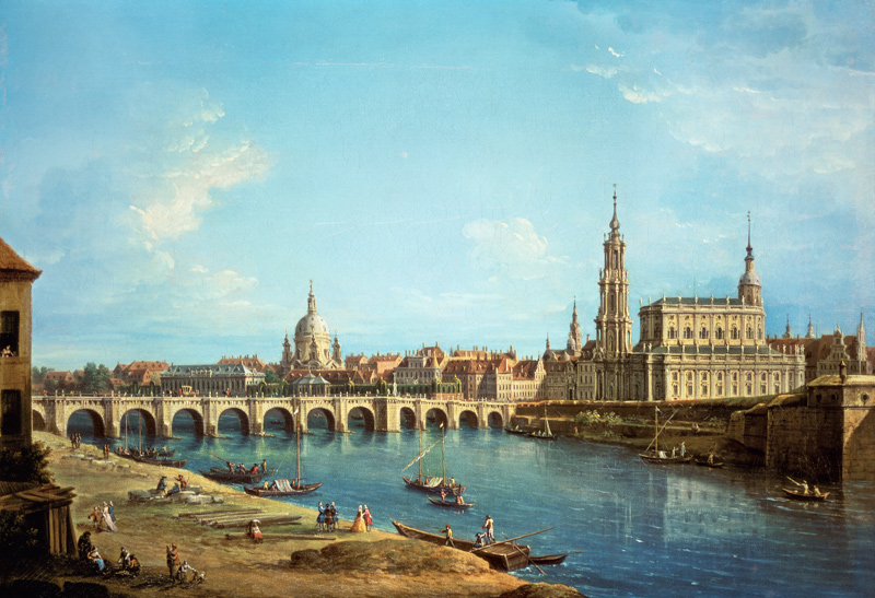 A View of Dresden à Antonio Joli