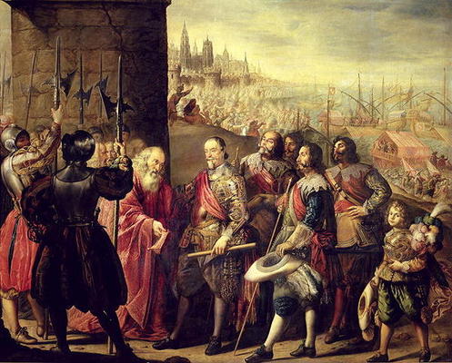 The Relief of Genoa, 1528, c.1634-35 (oil on canvas) à Antonio Pereda y Salgado