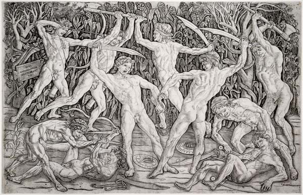 The Battle of the Ten Nudes à Antonio Pollaiolo