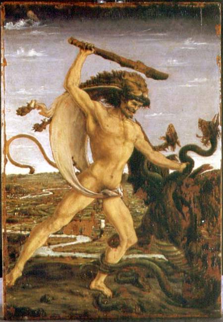 Hercules and the Hydra à Antonio Pollaiolo