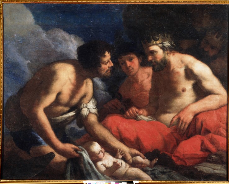 Palamedes and Odysseus à Antonio Zanchi