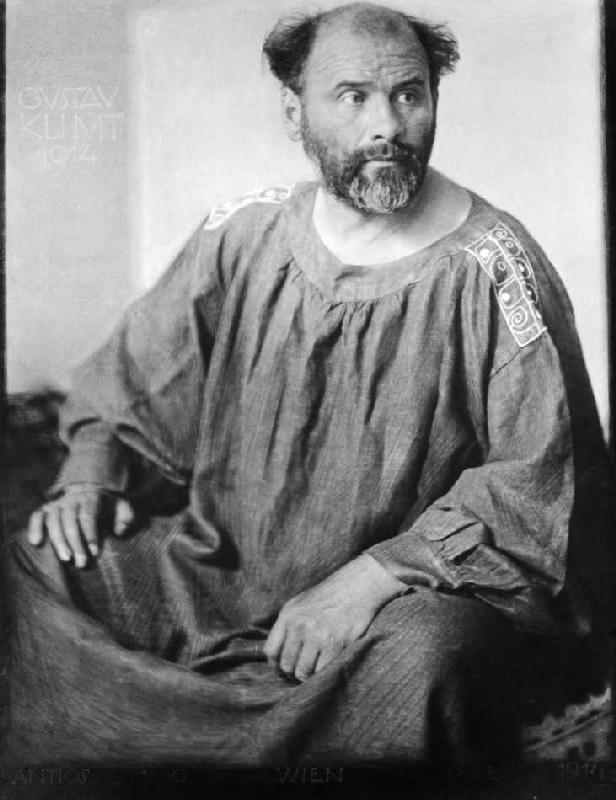 Der österrereichische Maler Gustav Klimt à Anton Josef d'Antios Trcka