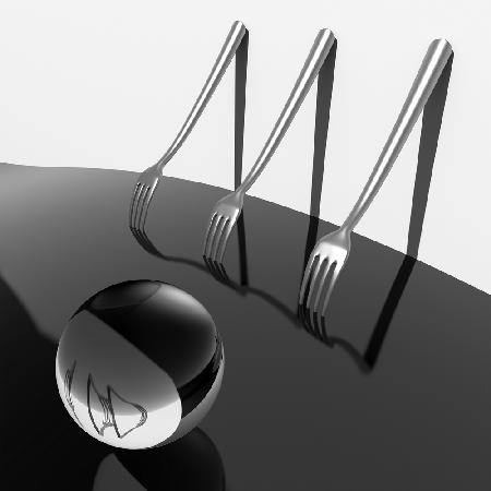 Ball and Forks