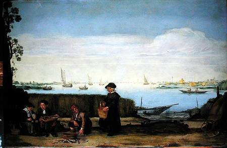 The Fish Sellers à Arentsz van der Cabel