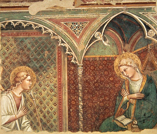 The Annunciation, late 14th century à Aretino Luca Spinello ou Spinelli