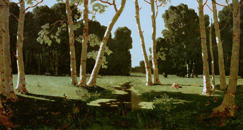 Birch Grove à Arkip Ivanovic Kuindzi