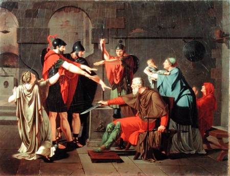 The Oath of the Horatii à Armand Charles Caraffe
