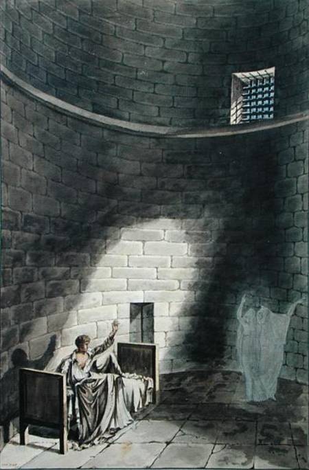 Madame de Guiche and her Daughter Appear at Night before the Artist in Prison à Armand de Polignac