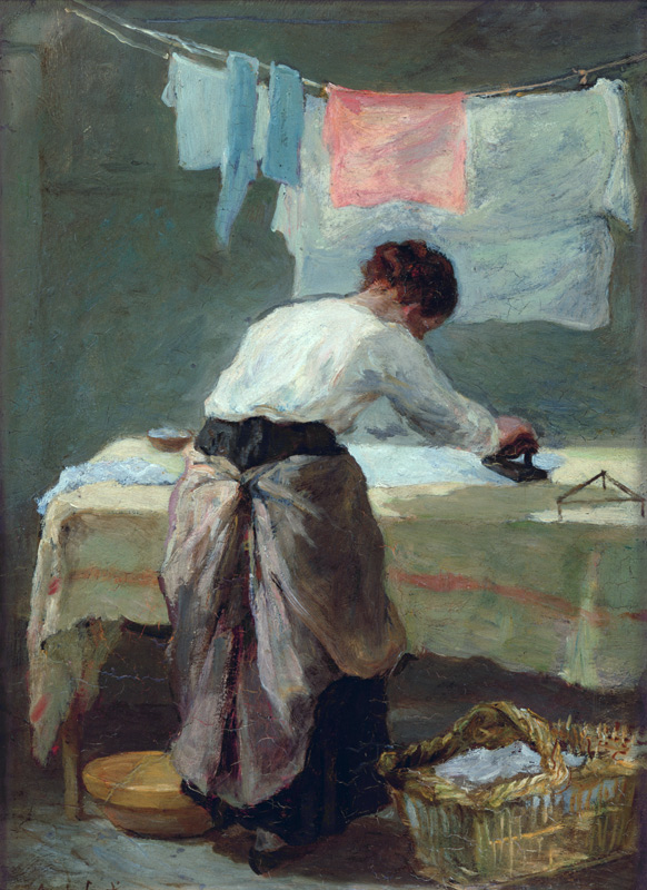 Woman Ironing à Armand-Desire Gautier