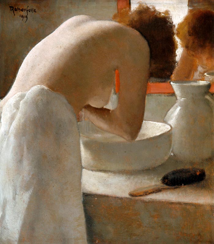 Woman Washing à Armand Rassenfosse