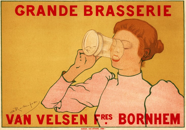 Grande Brasserie Van Velsen (Poster) à Armand Rassenfosse