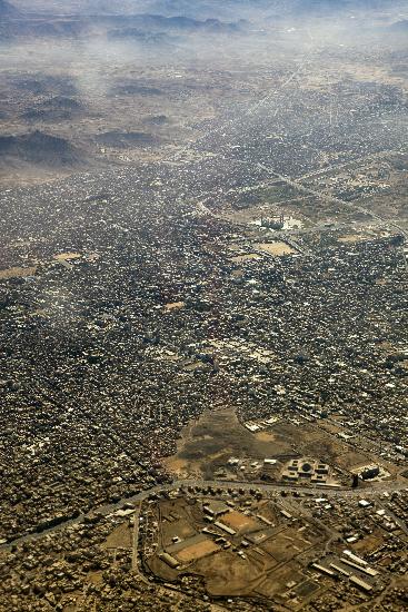 Jemen - Sanaa aus der Luft à Arno Burgi