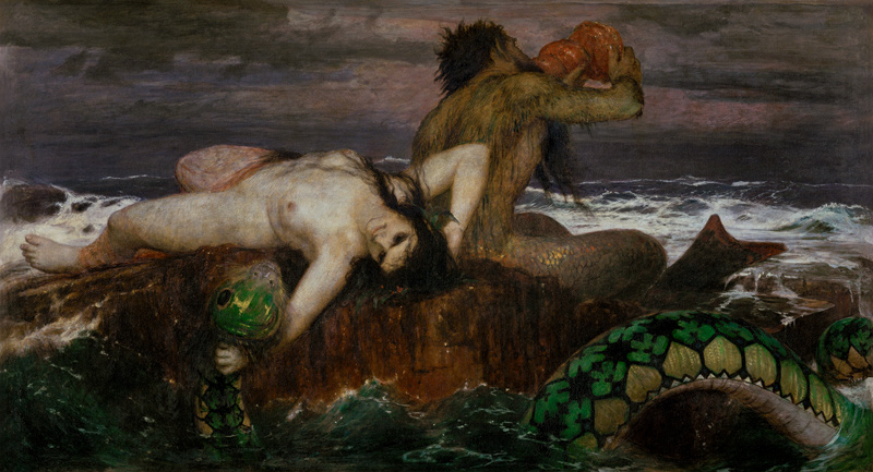 Triton et Nereide à Arnold Böcklin