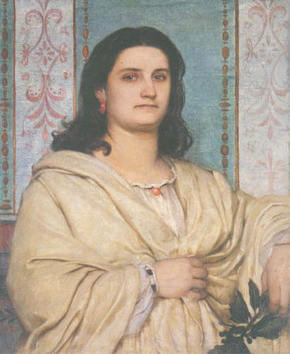portrait d'Angela Boecklin comme muse à Arnold Böcklin