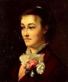 portrait d'une dame à Arnold Böcklin