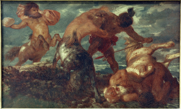 Battle of the Centaurs à Arnold Böcklin