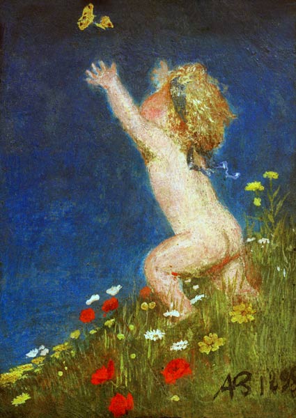 Nude Child à Arnold Böcklin