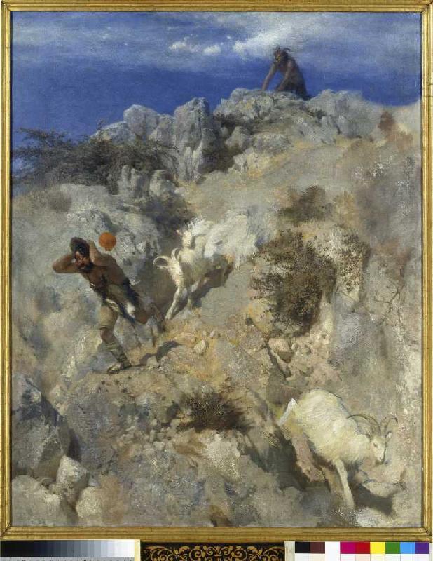 Pan effraye un berger à Arnold Böcklin