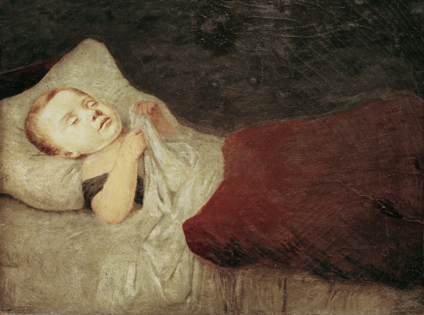 Sleeping Child à Arnold Böcklin