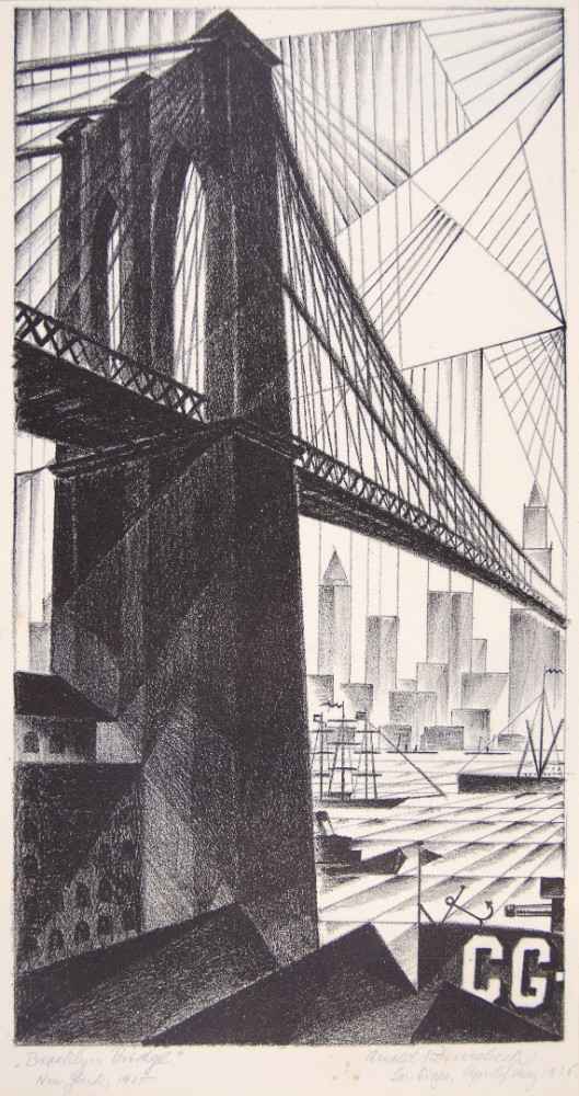 Brooklyn Bridge à Arnold Ronnebeck