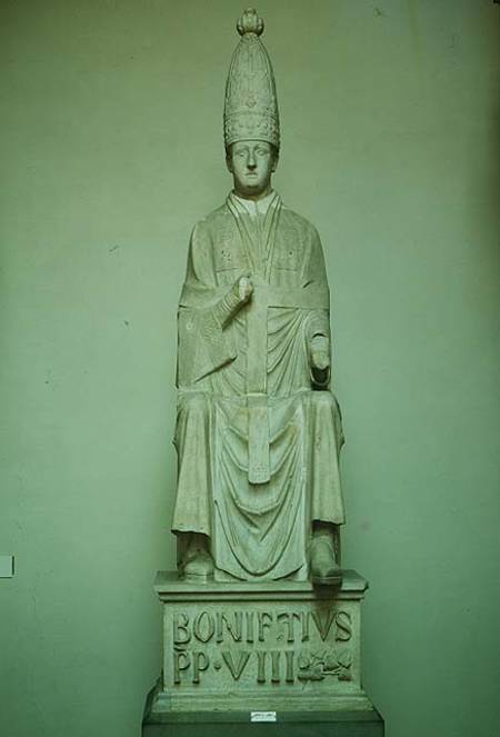 Pope Boniface VIII (1235-1303) à Arnolfo  di Cambio