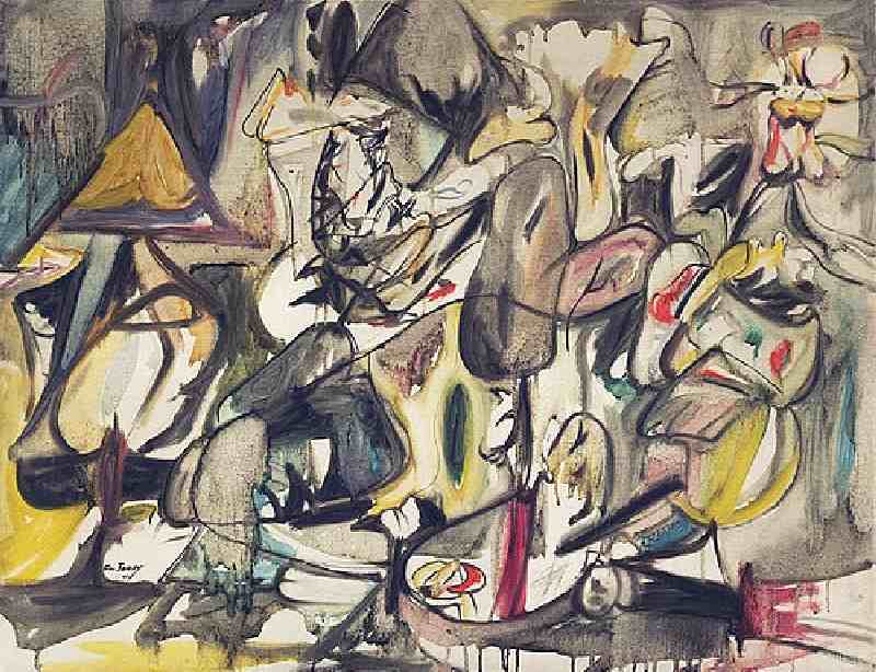 The leaf of the artichoke is an owl à Arshile Gorky